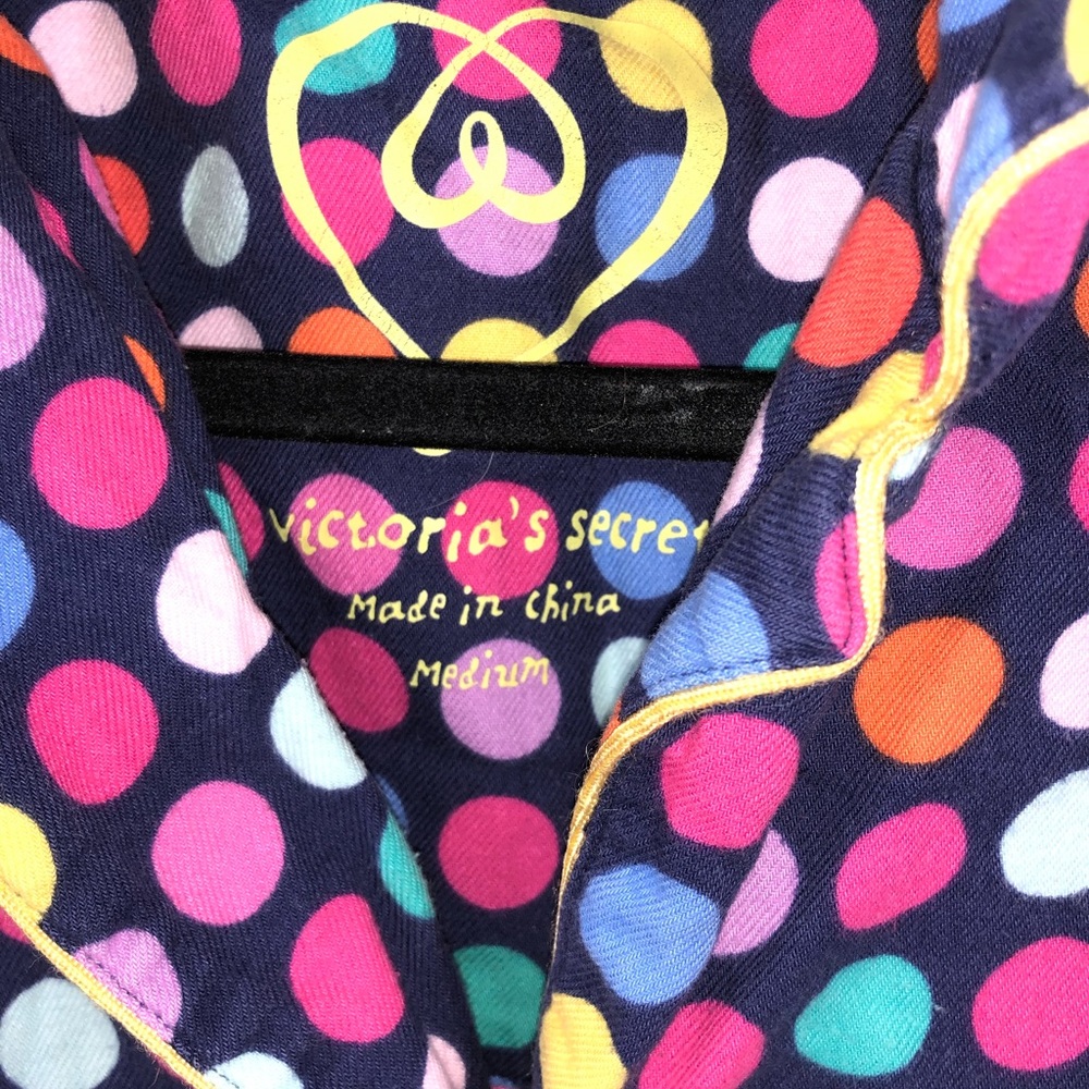 VICTORIAS SECRET Colorful Polka Dot Pajama Set - Picture 8 of 9